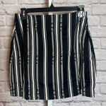 Honor The Gift Women's S Black Satin Mini Skirt Logo Print Streetcore Chic Photo 0