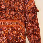 American Eagle Rayon Top. Boho. Size Medium. Floral Print Photo 2