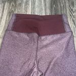 Nike Leggings Women's Burgundy Dri Fit Ten Less Yoga Heather Ankle Ladies Photo 5