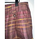 MAX&Co Classics Plaid Pants Women's Brown Gold Career Business Casual Size 10 Photo 2