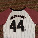 ARIZONA DIAMONDBACKS BASEBALL PIN STRIPE TEE White Size XS Photo 4
