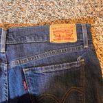 Levi's  505 Straight Leg Jeans Women's Size‎ 28 Dark Wash Denim Photo 6