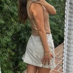 Y2K khaki mini skort sz 6 Tan Photo 2