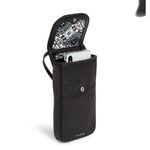 Vera Bradley  Crossbody Cellphone Leather Gallatin Carson Carryall Black RFID Photo 13