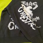 Halloween Ghost Sweater Black Photo 7