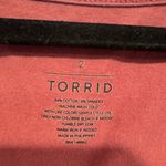 Torrid Red  corset‎ style longsleeve shirt Photo 1