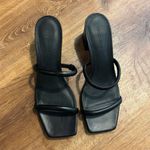 Everlane NEW The Double Strap Heel In Black Leather Size 8 Photo 4