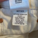 Mother Superior Jeans High Waisted Rider Ankle Womens Size 29 Act Natural Wash White Photo 10