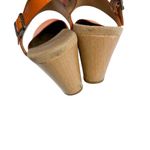 Dansko Thea Clogs Orange Leather Wooden Platform Clog Sandals Size 39/ US 8.5 Photo 4