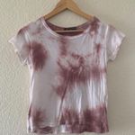 Brandy Melville  Tie-Dye T-Shirt – Pink & White Photo 2