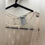 H&M H+M Beige Lace Mini Dress Size Small / 6 Photo 2