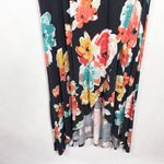 Planet Gold  Plus Size 1X Wrap Dress Hi Lo Floral Short Sleeve Stretch‎ 808 Photo 4