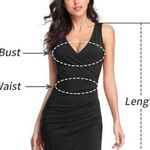 The Great Vetior Black Wrap Dress/ dress for casual business or party Bodycon XL Photo 0