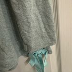 Livi Active Heathered Light Green Lace Up Sides Soft Hoodie Top Photo 2