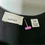 Wilfred Aritzia Agencement Wrap Black Dress Photo 5