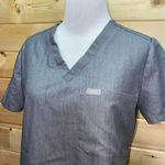 FIGS Grey Catarina One Pocket Scrub Top Size XS Photo 2