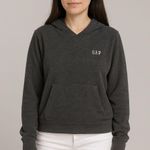 Gap  Women's Charcoal Gray Hoodie Medium Photo 0