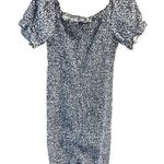 Pretty Garden Daisy Off the Shoulder Dress Sz L NWT Blue Size L Photo 0