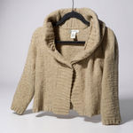 Cambridge Dry Goods Womens Cozy Knit Shawl Collar Cardigan Sweater Tan Size M Size M Photo 0