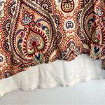 Democracy  - Bohemian Multicolor Patterned Top Sleeve drop neckline Photo 6