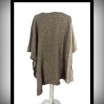 Dillard's Dillard Beige Brown Warm Neutral Poncho Pullover Fall Wear OS Photo 1