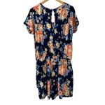 GLITZY Girlz Floral One Piece Romper Shorts, NWT, Pockets, Size XL Orange Photo 9