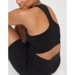 Aerie NWT OFFLINE By  Real Me Racerback Longline Sports Bra Black Yoga Size XXS Photo 1