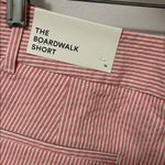 Ann Taylor  The Boardwalk Shorts Red Seersucker Photo 4