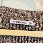 Pink Clover  Heathered Brown Crew Neck Sweater Photo 1