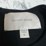 Brochu Walker  3/4 sleeve cotton mini dress black Sz S Photo 2