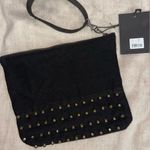 One Teaspoon NWT One x Vintage Black Denim Studded Wristlet Photo 0