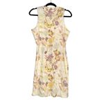 Ted Baker Effi Twist Cut Out Back Ribbed Floral Sleeveless Mini Dress 5 US 12 Photo 2