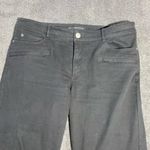 Peruvian Connection  Black Straight Leg Jeans With Buttons ( 8‎ ) Photo 8