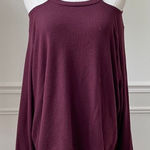 LNA Burgundy Cold Shoulder Super Soft Shirt 2X Photo 0