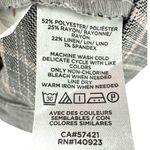 Loft  Plaid Wide Leg Crop‎ Pants Gray Pink Size 14P Career Casual Office Preppy Photo 8