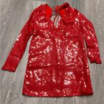 Bardot  Verona Long Sleeve Sequin Mini Dress Photo 1