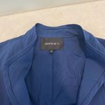 Lafayette 148 Royal Blue Cotton Blend Robe mini Dress w/ Elastic Waist sz M Size M Photo 5