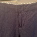 Gap Dark blue hip slung fit flared leg ladies linen blend pants Photo 1