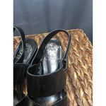Vince Camuto Bebendy Women's 10 M Black Leather Back Strap Block Heel Sandal Photo 1