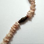 Puka Shell Necklace White Light Pink Surfer VSCO Hawaiian Seashell Beaded Photo 4