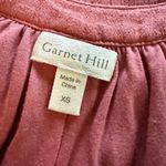 Garnet Hill Womens Sleeveless Pink V-Neck Midi Dress XS Gauze Photo 3