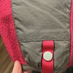 The North Face Pink and Gray Fleece Jacket Photo 3
