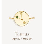 Boutique NEW “Taurus” Gold Filled Zodiac‎ Constellation Bracelet, 6-8” Photo 5