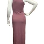 Lulus  Soft Bodycon High Side Slit Keyhole High Neckline Small MIDI dress Photo 7