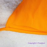 NEW Free People x VDM the Label Marley Ziggy Reversible Bikini Top, size XL Orange Photo 6