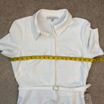 Julia Jordan  Mixed Media Pleated Skirt Midi Dress Ivory 10 Photo 6