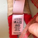 Agent Provocateur Zuri lace mesh floral embroidery plunge underwire bra US 36D Red Size undefined Photo 11