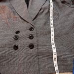 Cato  Double Breasted Blazer 24 Grey Plaid Preppy Academic Office Twee Scholar Photo 6