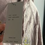 BCBGMAXAZRIA  Pink Misted Grape Velour Tracksuit XL Photo 4