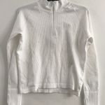 Calia by Carrie Calia Women's Relaxed Seamless 1/4 Zip Long Sleeve in Pure White size XS NWT Photo 1